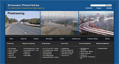 Desktop Screenshot of dynamicprestress.com